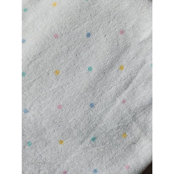 Knit Fabric remnants-pastel and white stripe and pastel polka dot for sewing, cr - Picture 3 of 9
